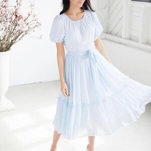 Rachel Parcell Blue & White Gingham Dress